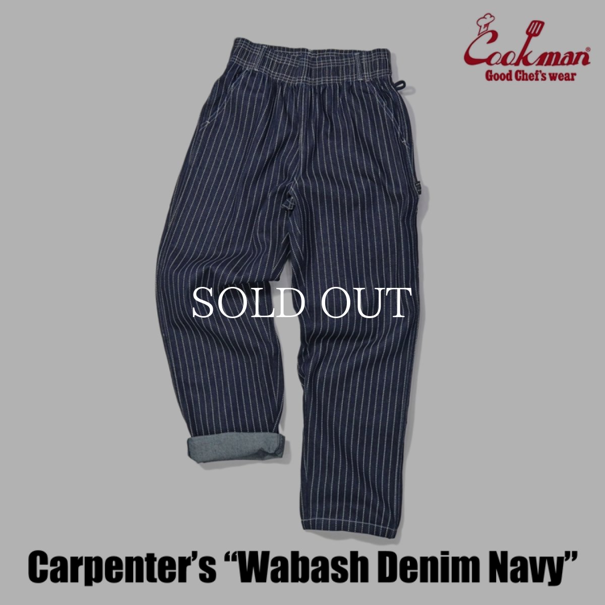 画像4: COOKMAN  カーペンターズパンツ Carpenter's Pants Wabash Denim Navy (4)
