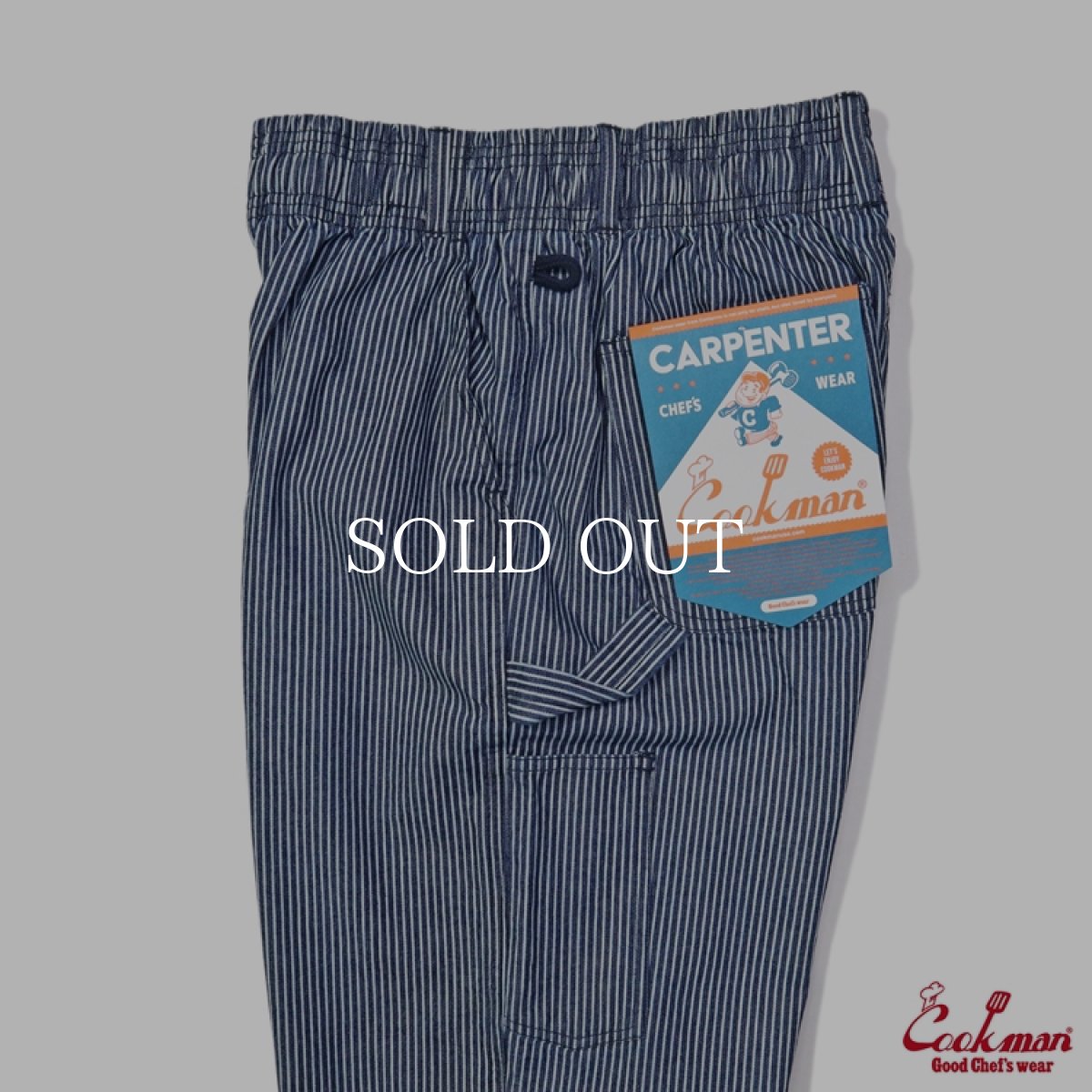 画像12: COOKMAN  カーペンターズパンツ Carpenter's Pants Hickory Navy (12)