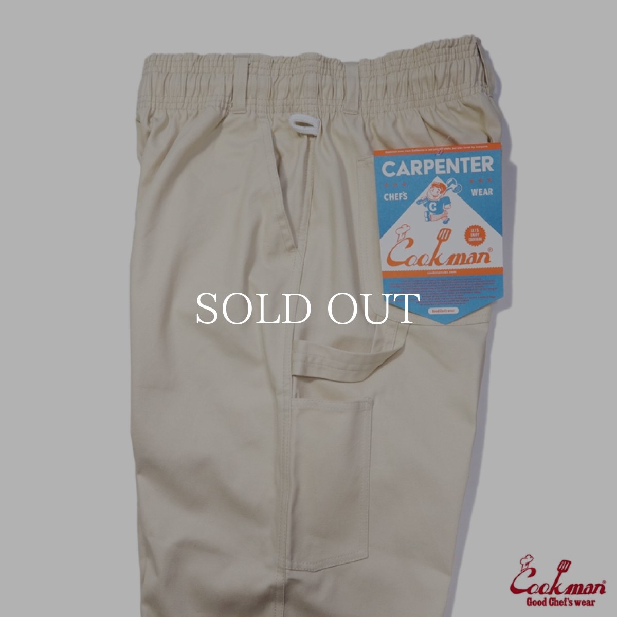 画像3: COOKMAN  カーペンターズパンツ Carpenter's Pants Denim Cream (3)