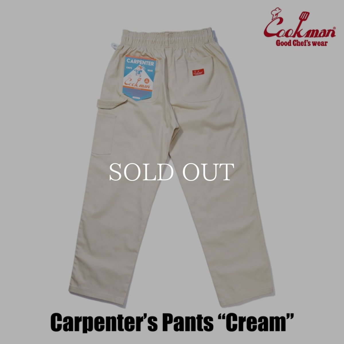 画像6: COOKMAN  カーペンターズパンツ Carpenter's Pants Denim Cream (6)