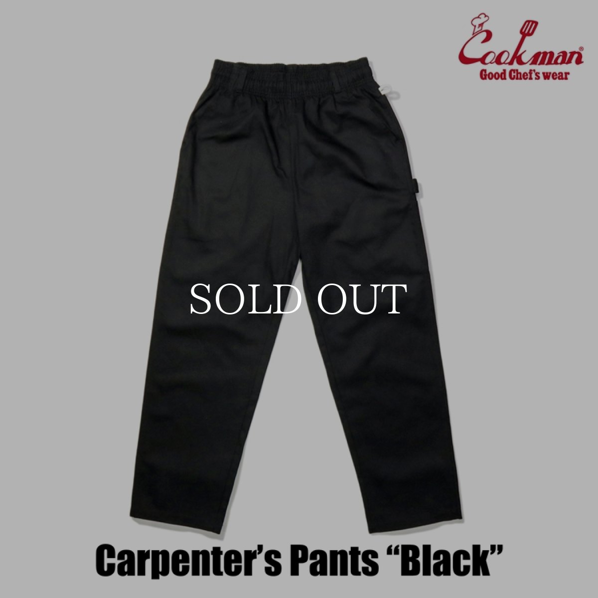画像6: COOKMAN  カーペンターズパンツ Carpenter's Pants Denim Black (6)