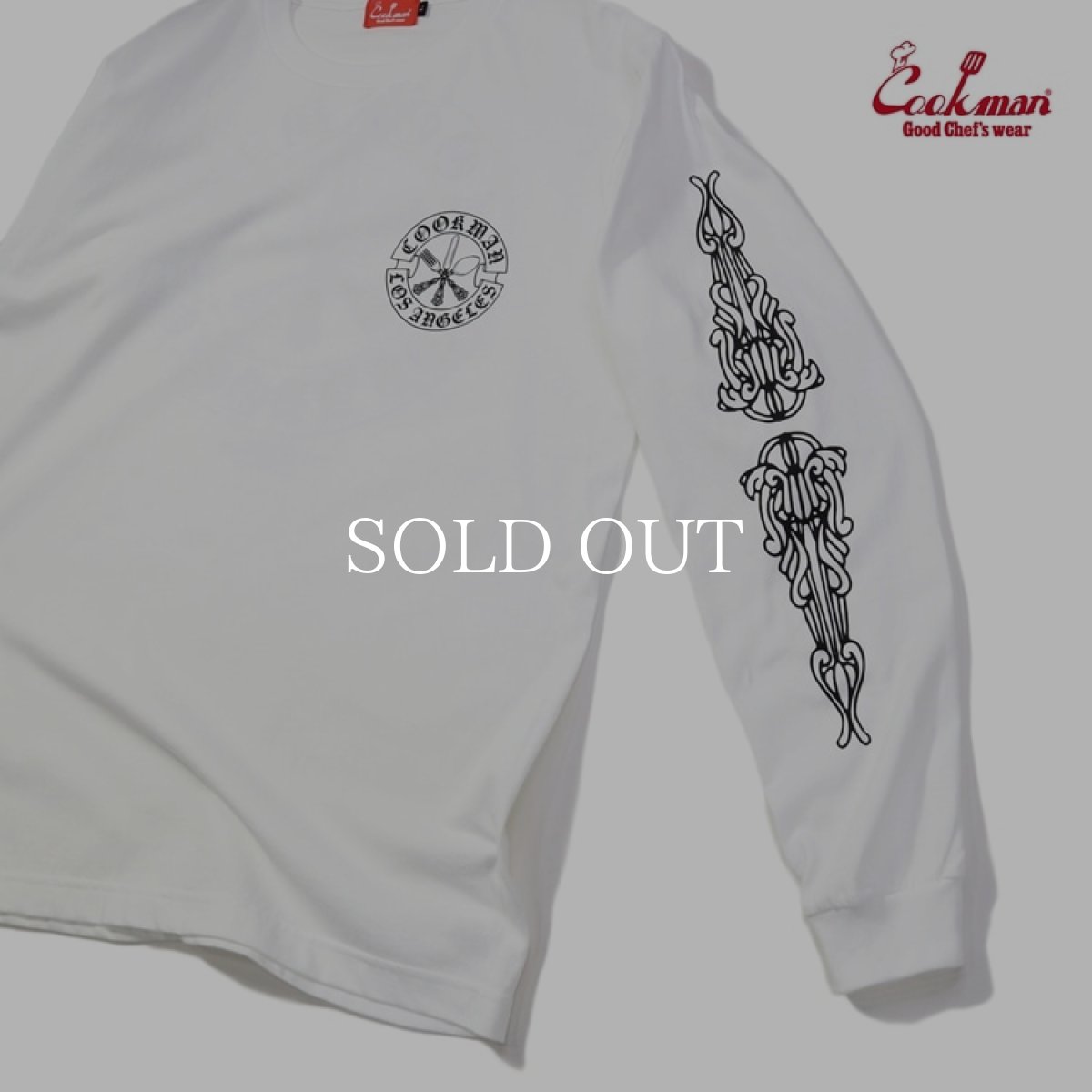 画像7: COOKMAN  ロングスリーブ Tシャツ Cutlery (7)