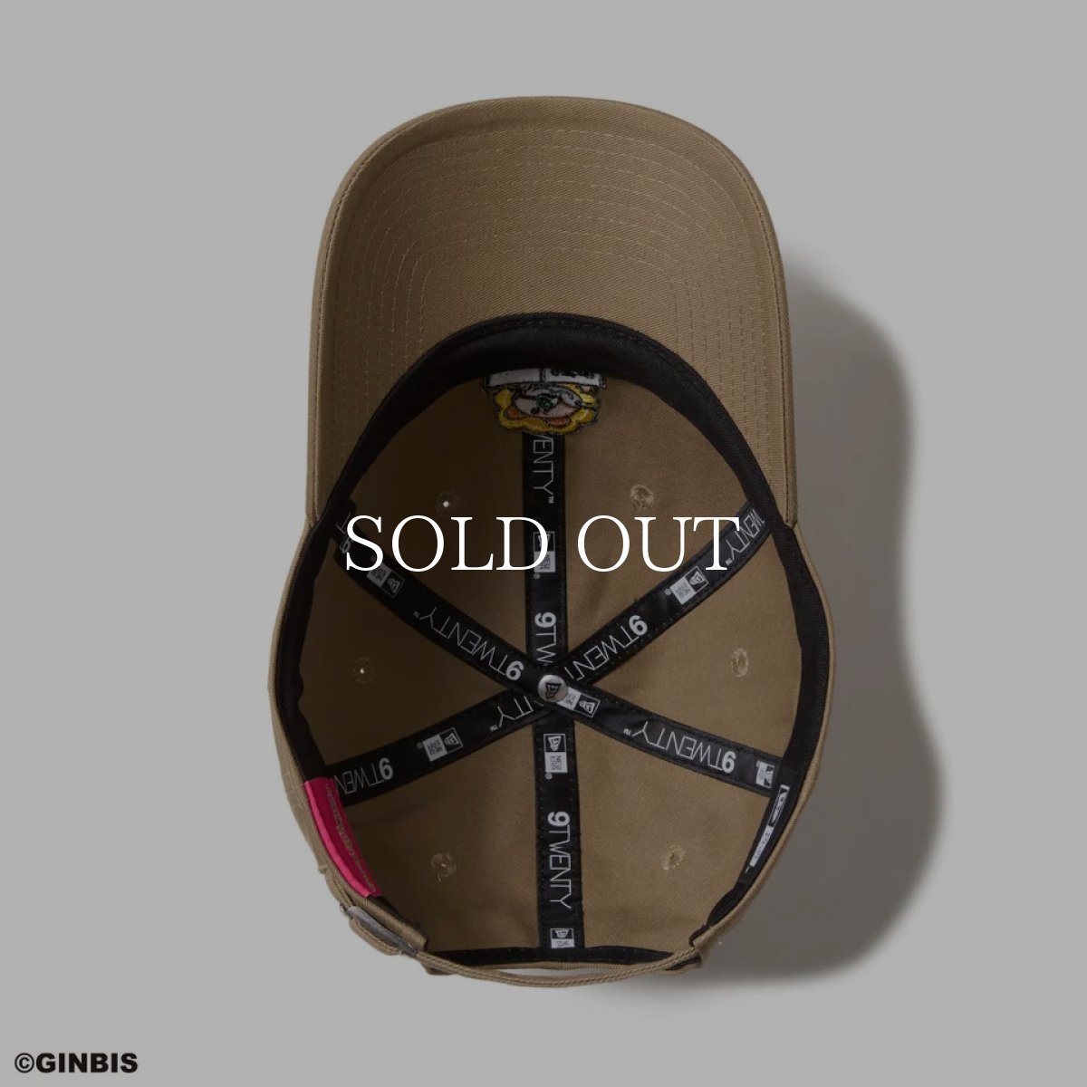 画像5: NEW ERA  9TWENTY たべっ子どうぶつ らいおん ボックスロゴ ブリティッシュカーキ (5)