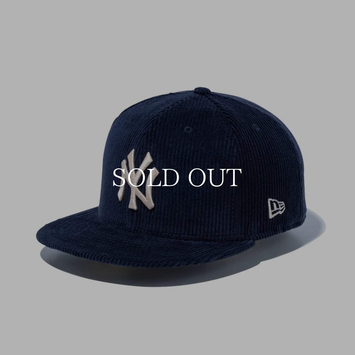画像1: NEW ERA  59FIFTY MLB Corduroy コーデュロイ ニューヨーク・ヤンキース ネイビー (1)