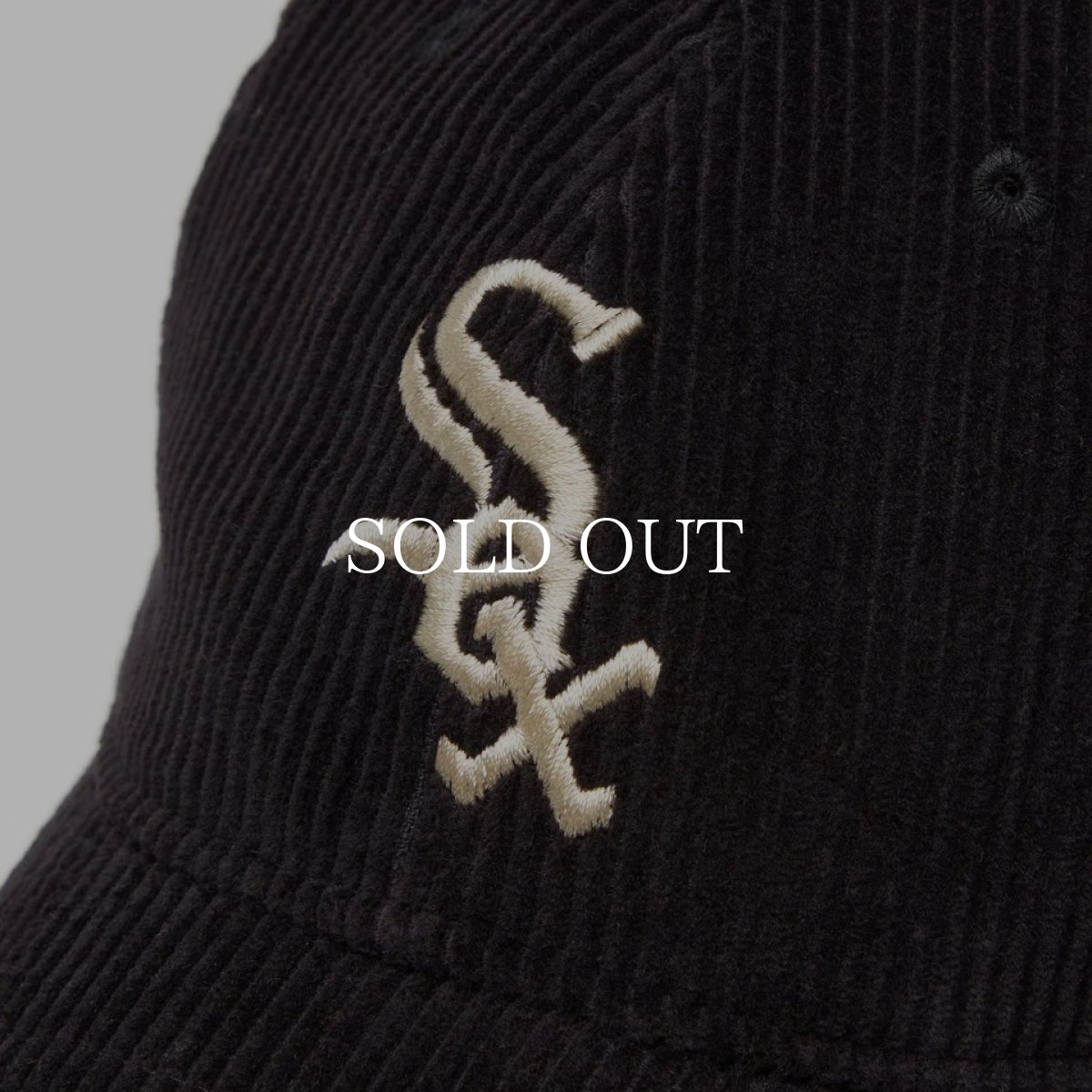 画像5: NEW ERA  9TWENTY MLB Corduroy コーデュロイ シカゴ・ホワイトソックス ブラック (5)