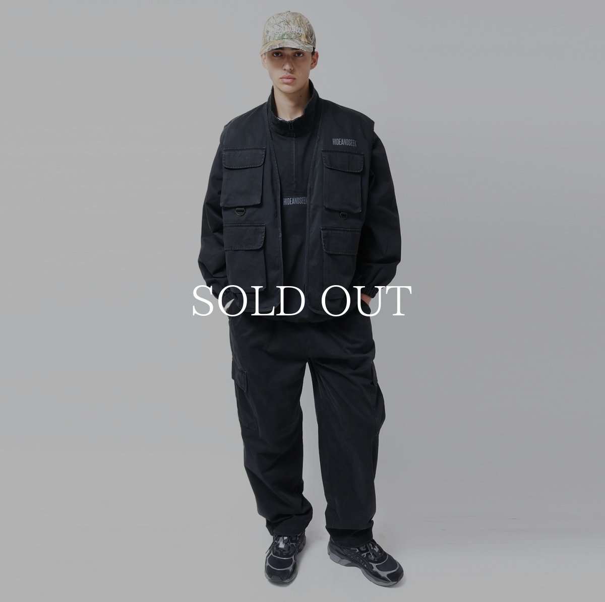 画像3: HideandSeek  Half Zip Jacket(Pigment Dye) (3)