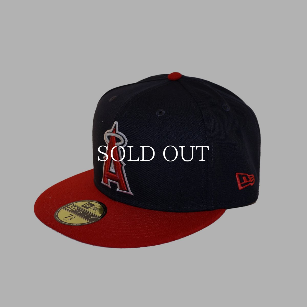 画像1: NEW ERA  59FIFTY MVP ロサンゼルス・エンゼルス Mike Trout ネイビー スカーレットバイザー (1)