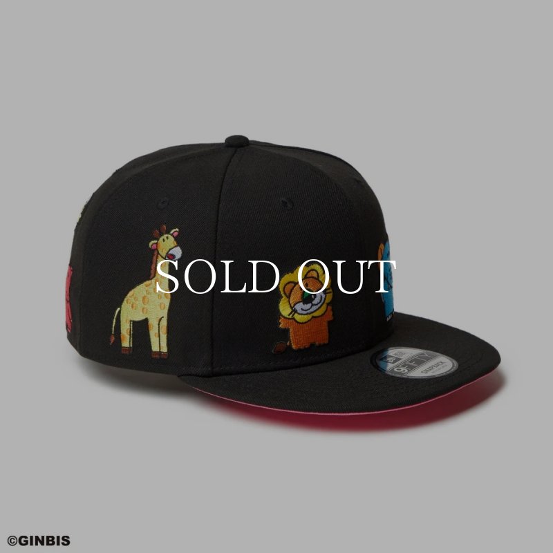 NEW ERA 9FIFTY たべっ子どうぶつ オールオーバー ブラック 14346929