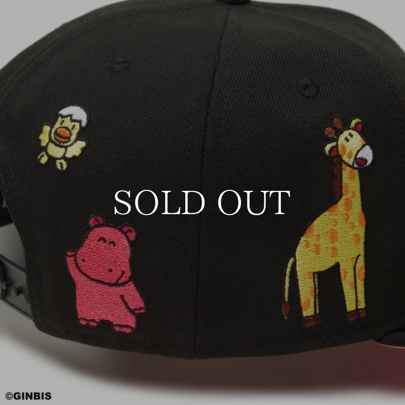 新品正規品未使用　NEW ERA Youth 9FIFTY たべっ子どうぶつ NEW ERA 9FIFTY たべっ子どうぶつ オールオーバー ブラック 14346929