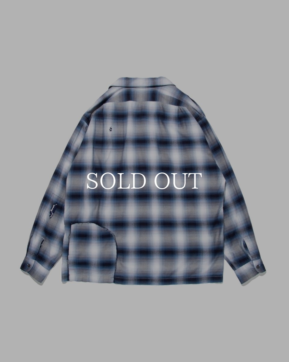 画像2: BOW WOW  RAYON CHECK SHIRTS REPAIRED (2)