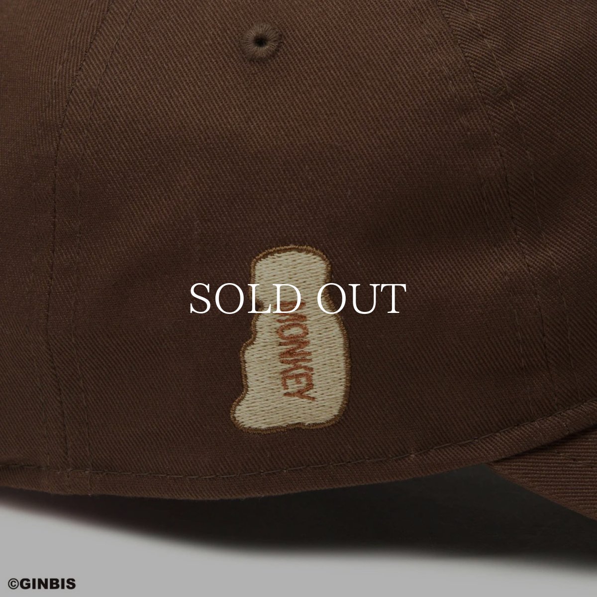 画像8: NEW ERA  9TWENTY たべっ子どうぶつ さる ボックスロゴ ウォルナット (8)