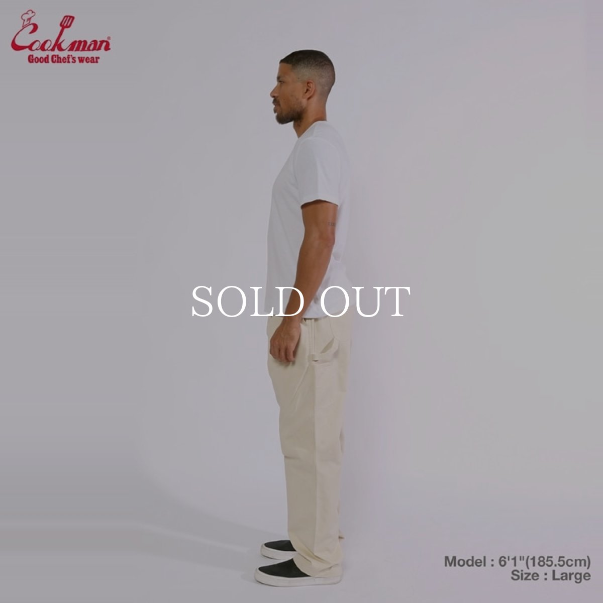 画像14: COOKMAN  カーペンターズパンツ Carpenter's Pants Denim Cream (14)