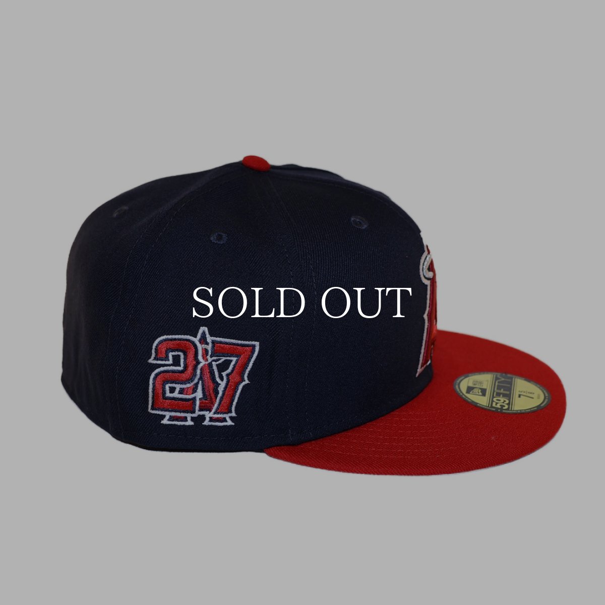 画像3: NEW ERA  59FIFTY MVP ロサンゼルス・エンゼルス Mike Trout ネイビー スカーレットバイザー (3)