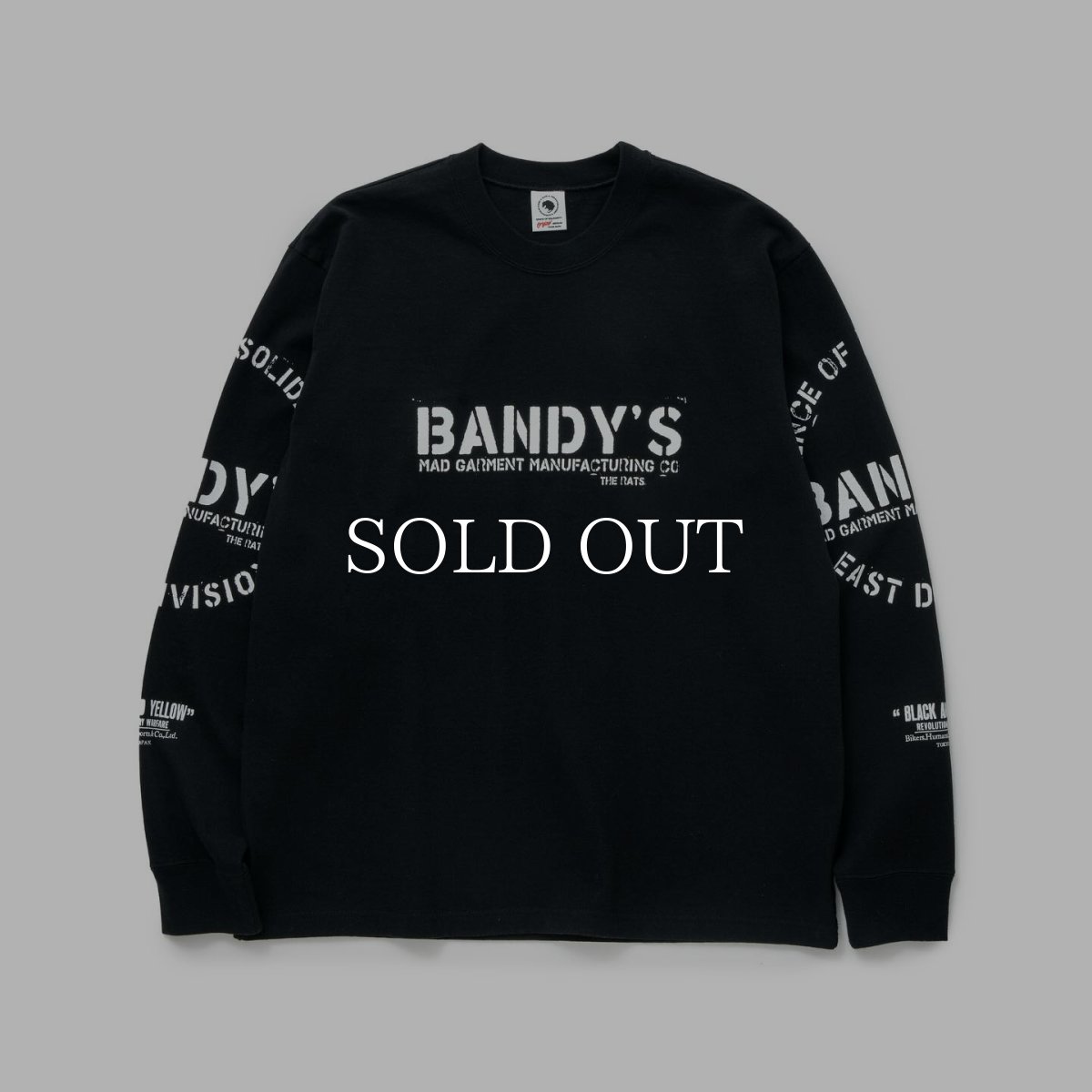 画像1: RATS  STAMP LOGO L/S TEE (1)