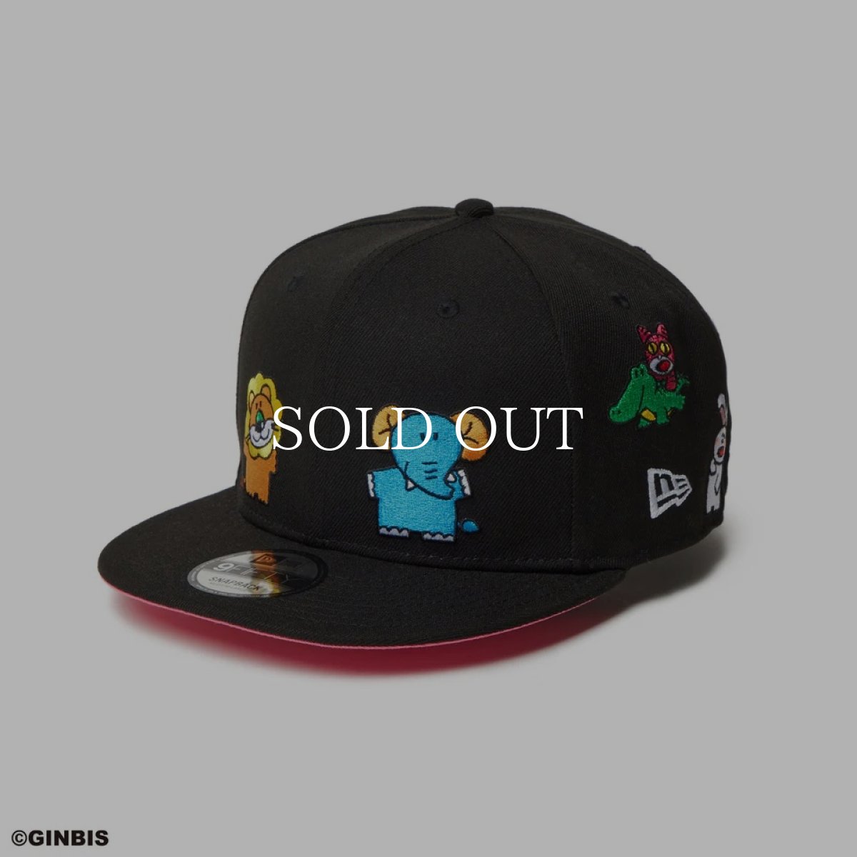 画像2: NEW ERA  9FIFTY たべっ子どうぶつ オールオーバー ブラック (2)