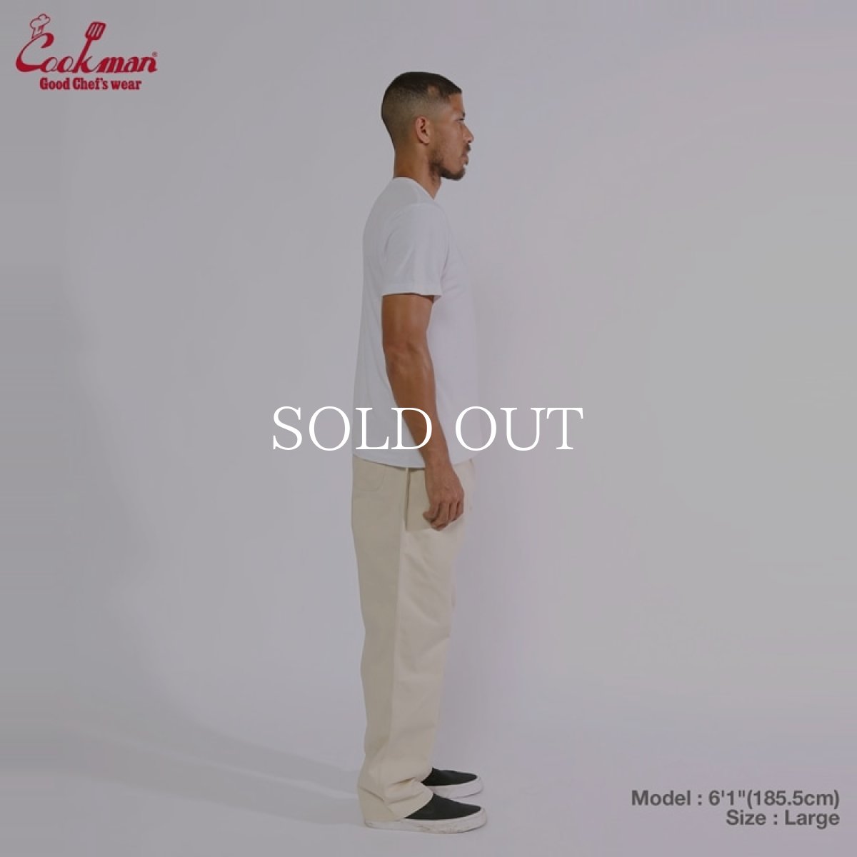 画像16: COOKMAN  カーペンターズパンツ Carpenter's Pants Denim Cream (16)