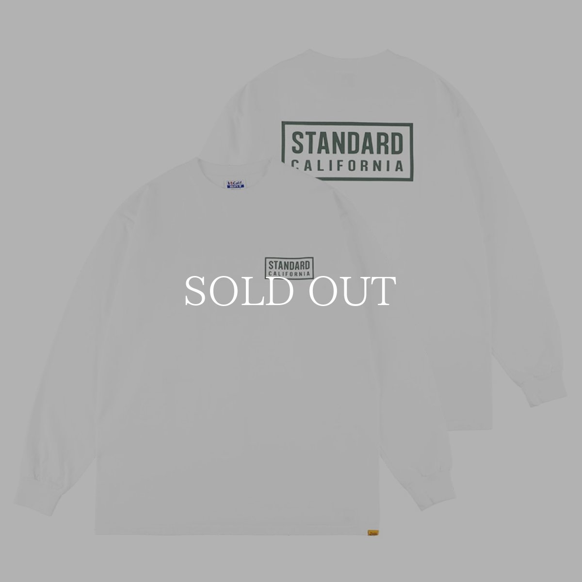 画像1: STANDARD CALIFORNIA  SD Heavyweight Box Logo Long Sleeve T (1)