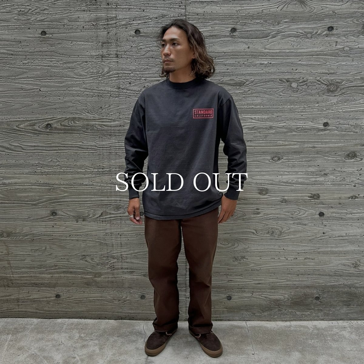 画像11: STANDARD CALIFORNIA  SD Heavyweight Box Logo Long Sleeve T (11)