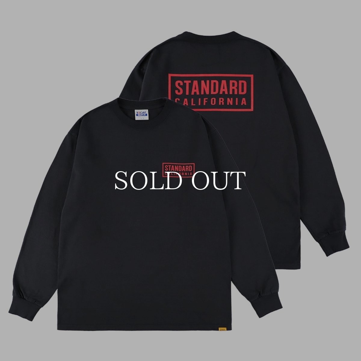 画像2: STANDARD CALIFORNIA  SD Heavyweight Box Logo Long Sleeve T (2)