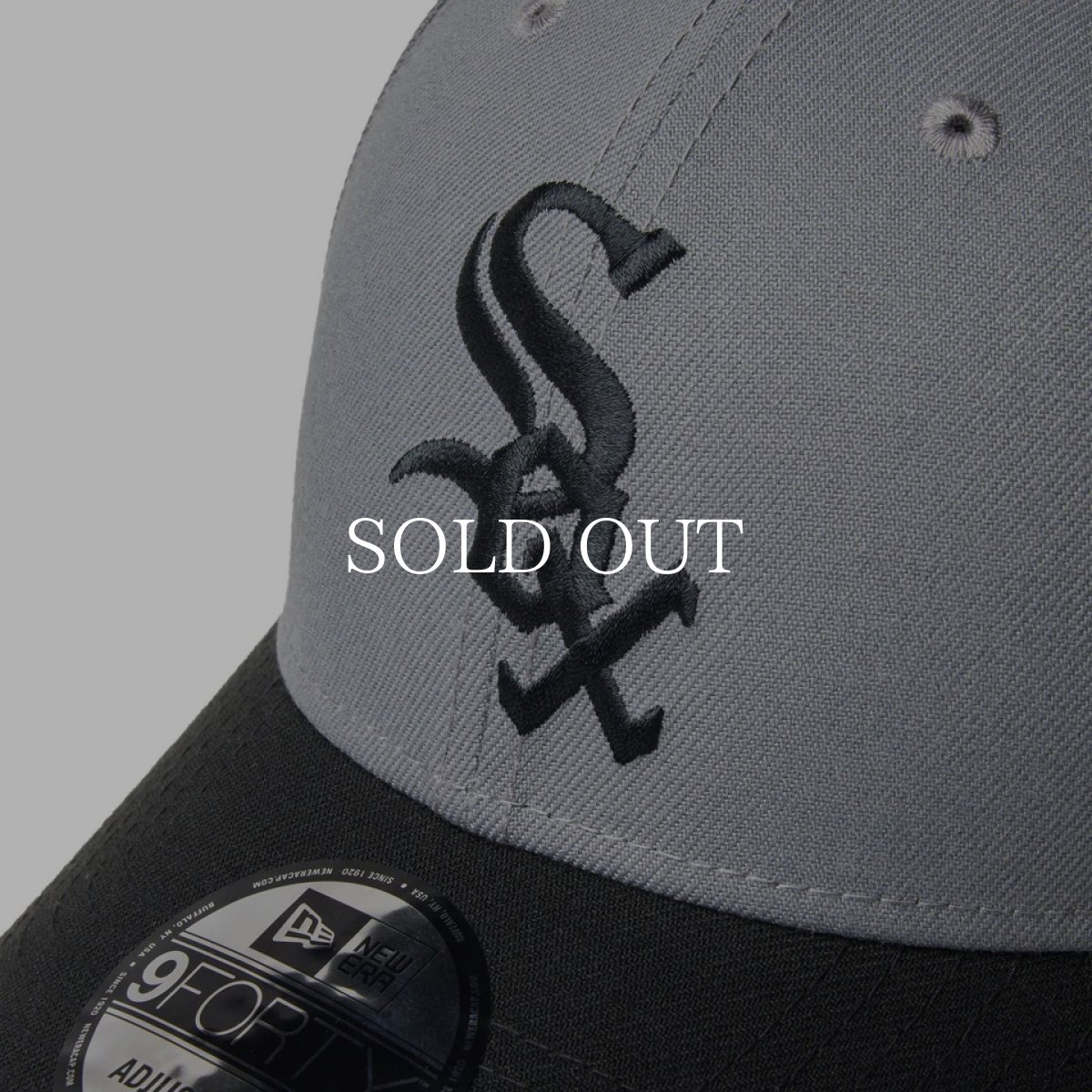 画像7: NEW ERA  9FORTY MLB Color Custom シカゴ・ホワイトソックス ストームグレー ブラックバイザー (7)