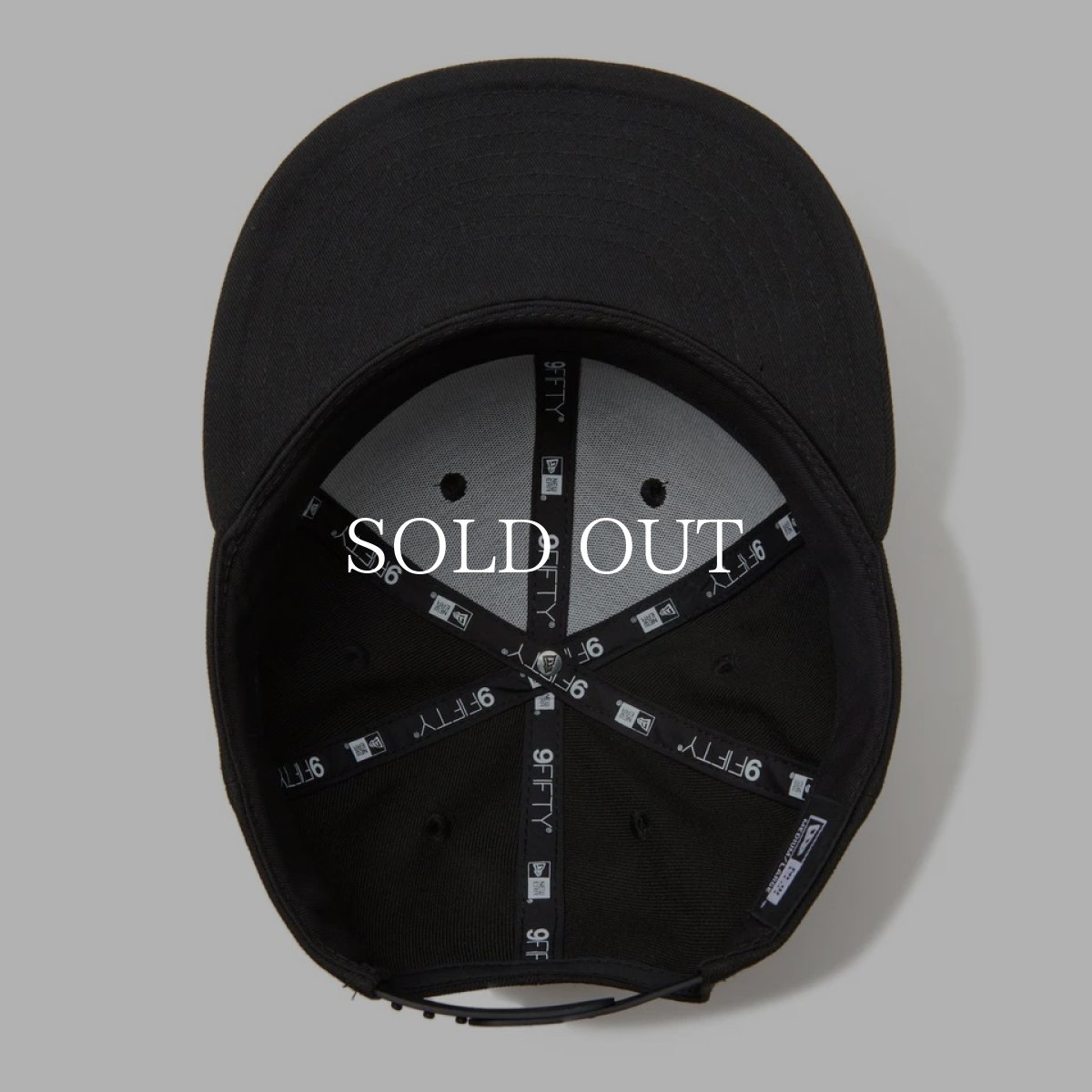 画像3: NEW ERA  9FIFTY Rubber Patch ブラック (3)