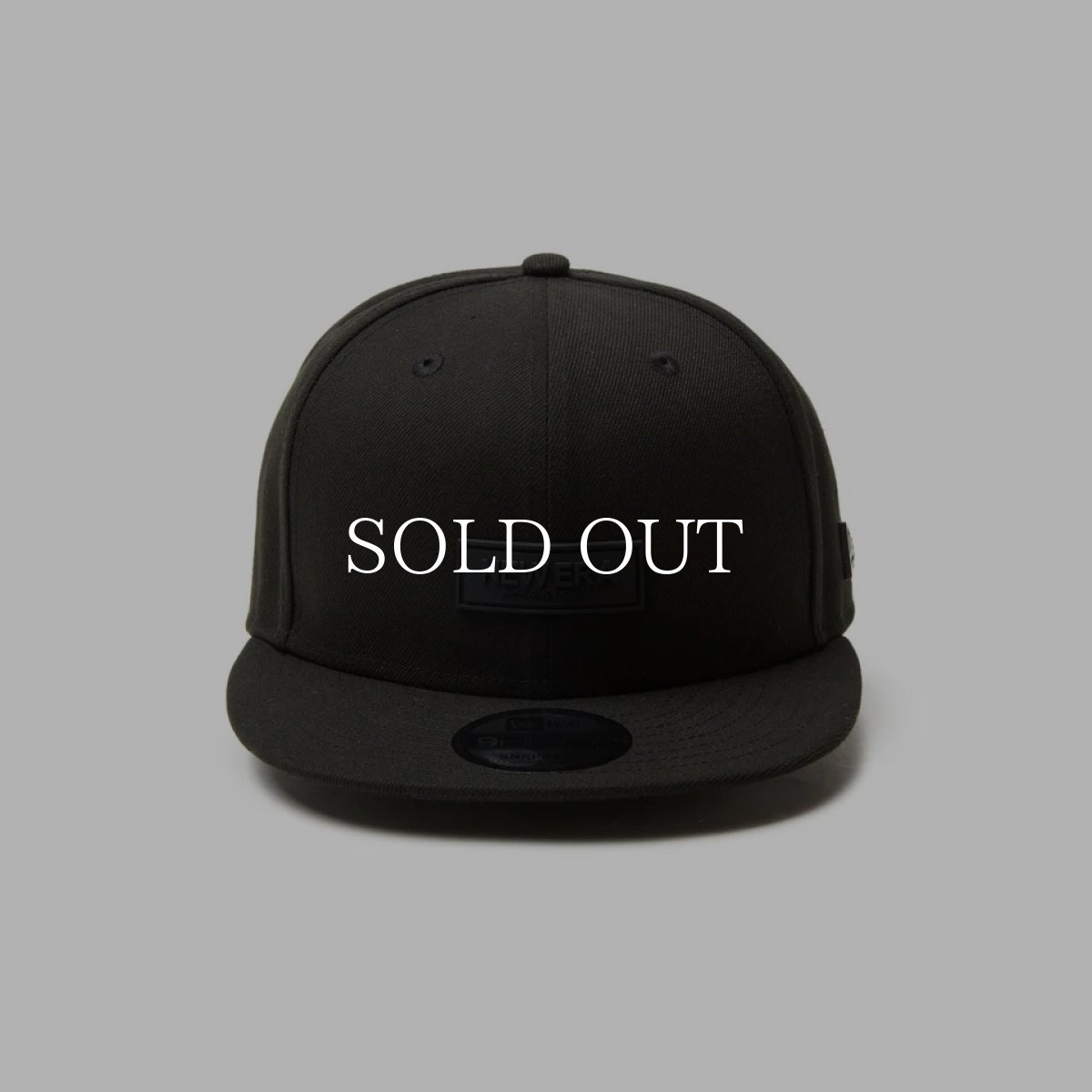 画像5: NEW ERA  9FIFTY Rubber Patch ブラック (5)