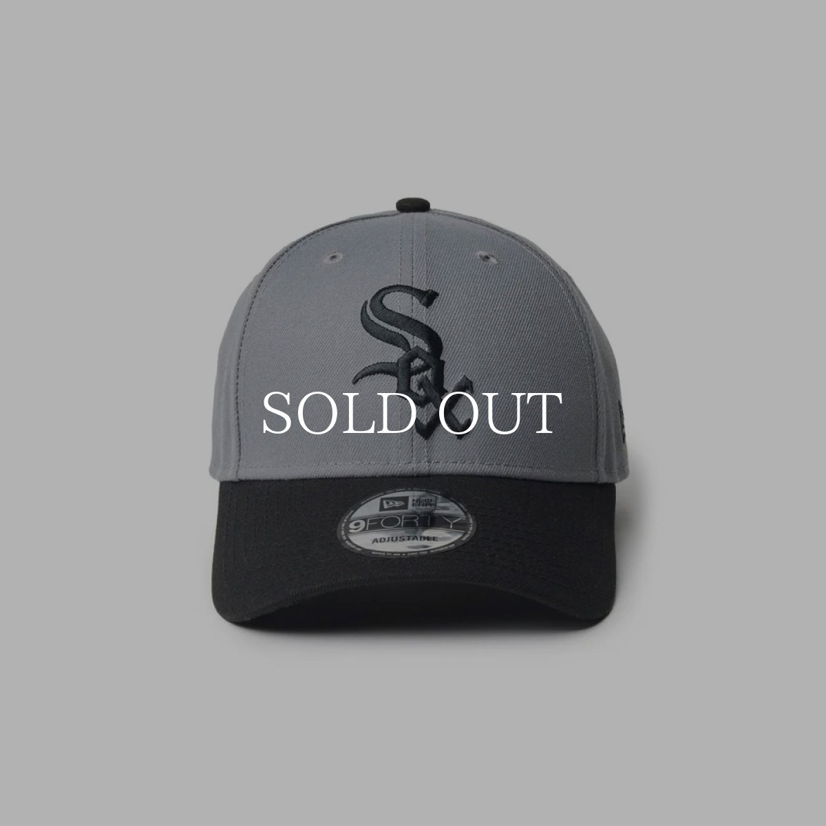 画像3: NEW ERA  9FORTY MLB Color Custom シカゴ・ホワイトソックス ストームグレー ブラックバイザー (3)