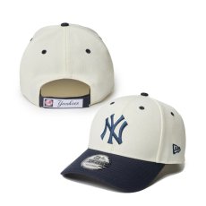 画像1: NEW ERA  9FORTY MLB Color Custom ニューヨーク・ヤンキース クローム バイザーネイビー (1)