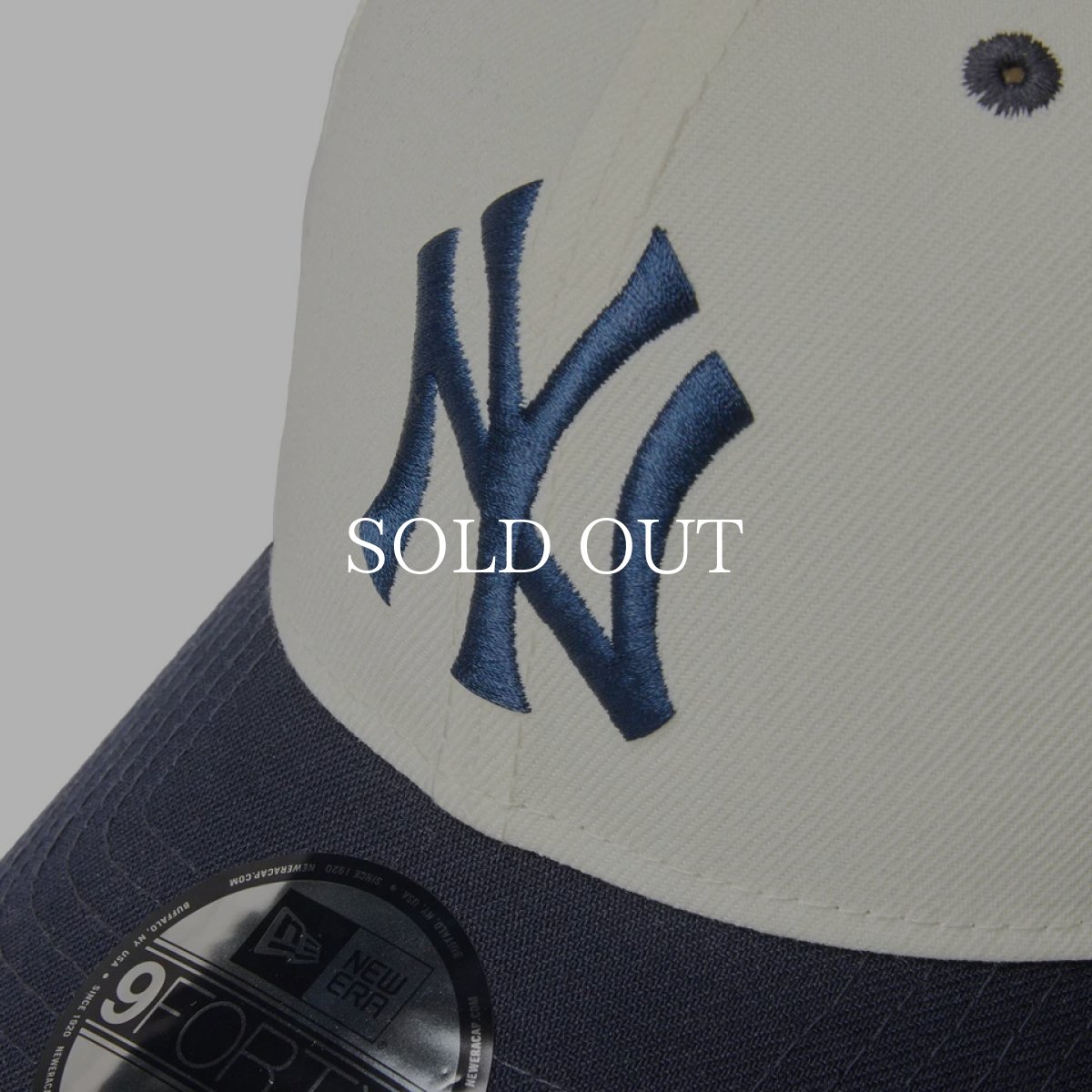 画像7: NEW ERA  9FORTY MLB Color Custom ニューヨーク・ヤンキース クローム バイザーネイビー (7)