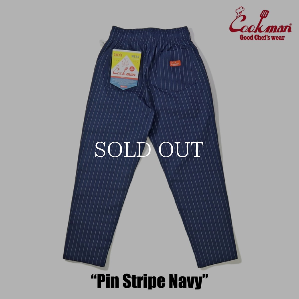 画像4: COOKMAN  Chef Pants Pin Stripe Navy (4)
