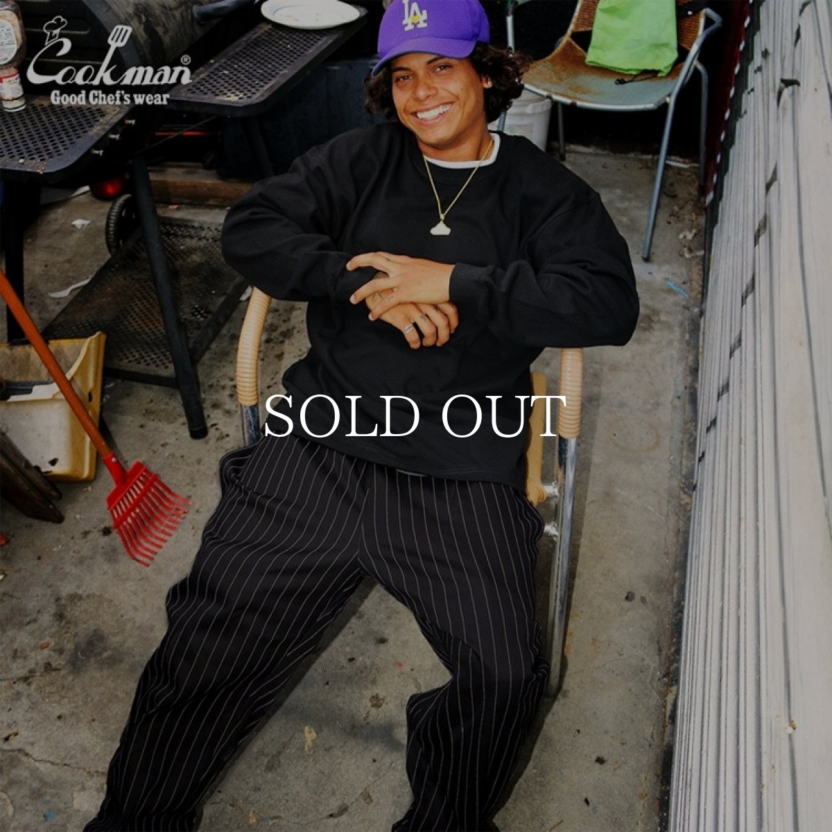 画像16: COOKMAN  Chef Pants Pin Stripe Black (16)