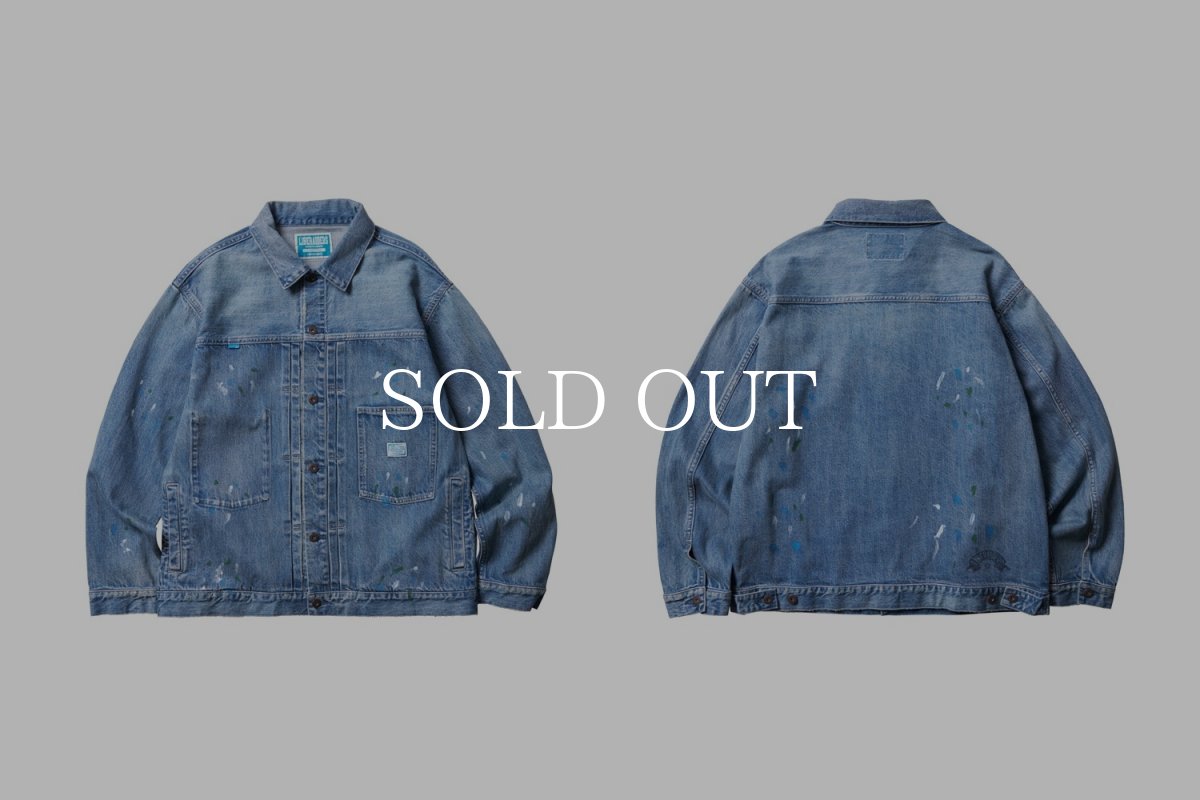 画像1: Liberaiders  FLAG DENIM JACKET (1)