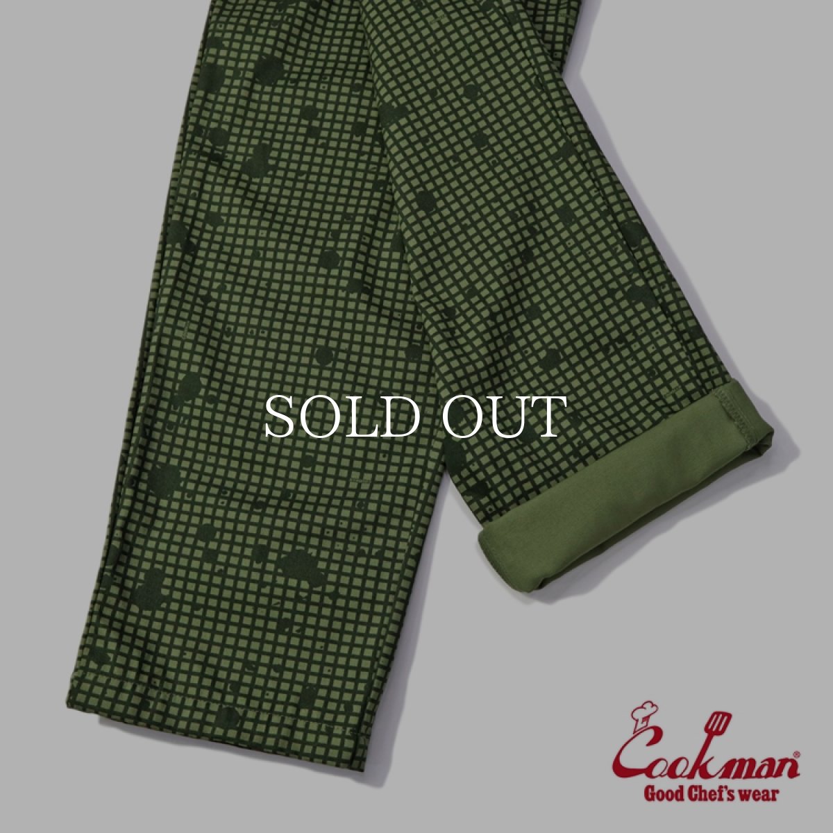 画像11: COOKMAN  Chef Pants Sauce Splash Camo Olive (11)