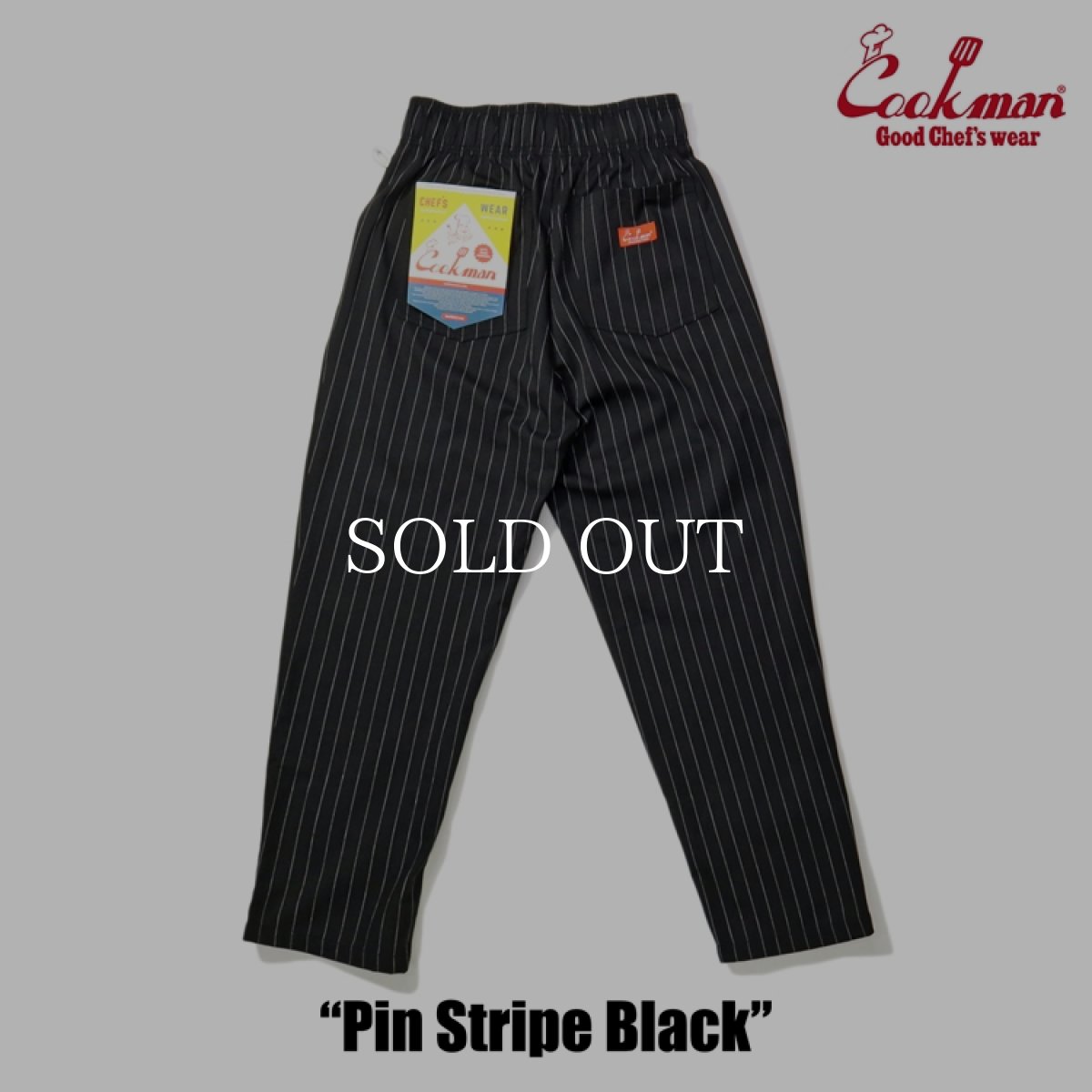 画像4: COOKMAN  Chef Pants Pin Stripe Black (4)