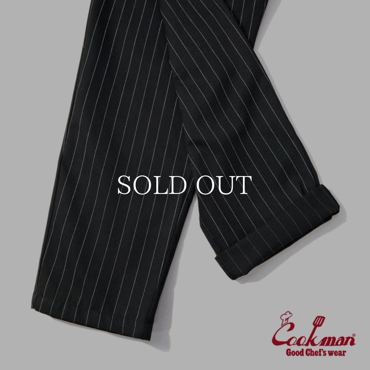 画像11: COOKMAN  Chef Pants Pin Stripe Black (11)