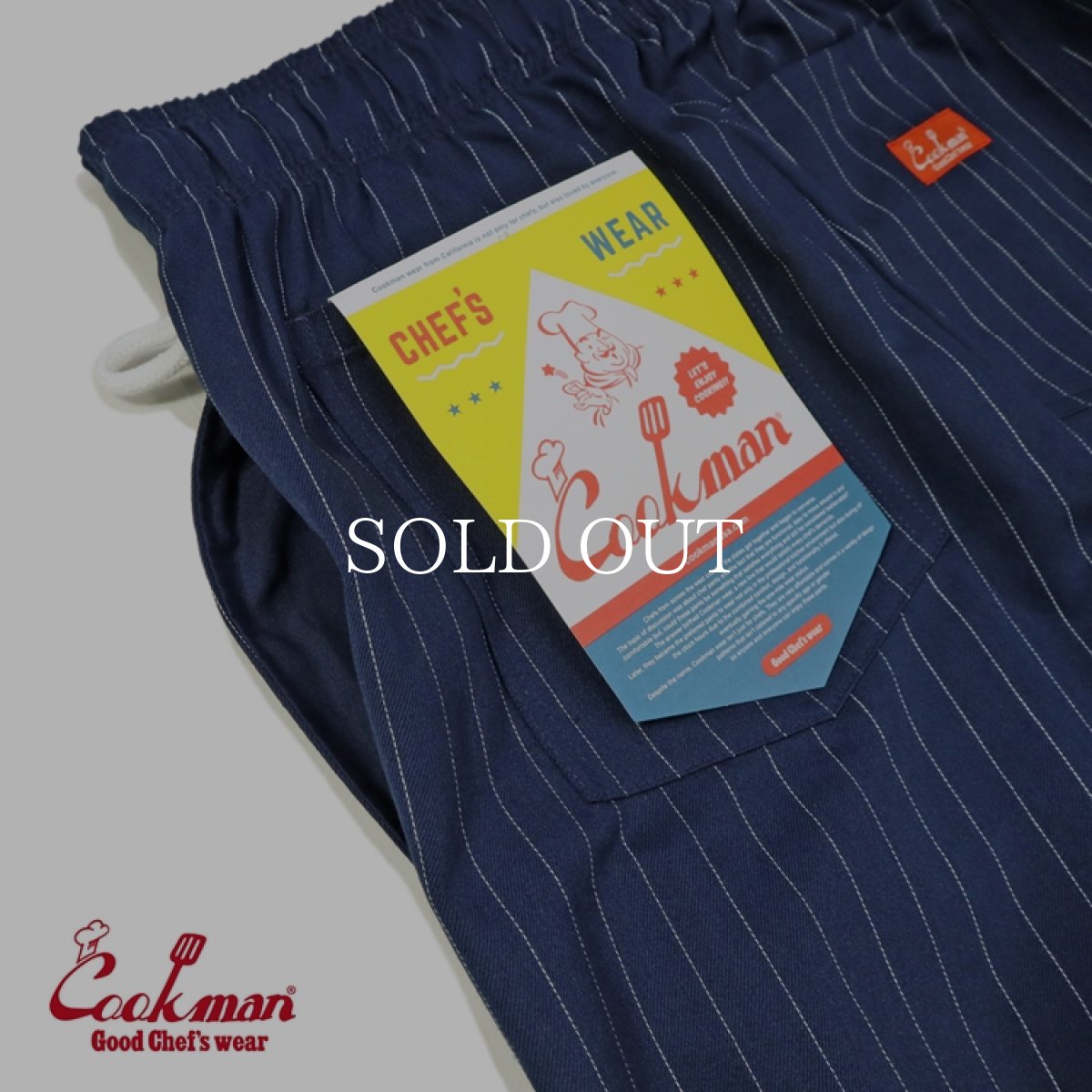 画像9: COOKMAN  Chef Pants Pin Stripe Navy (9)