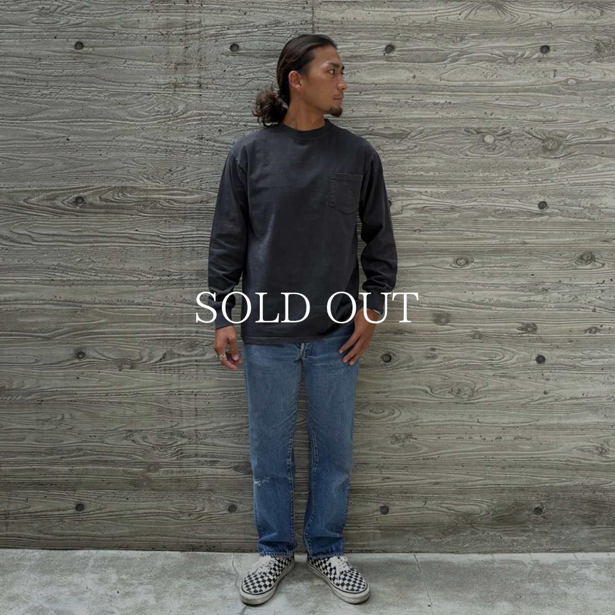 画像9: STANDARD CALIFORNIA  SD Heavyweight Pocket Long Sleeve T Vintage Wash (9)