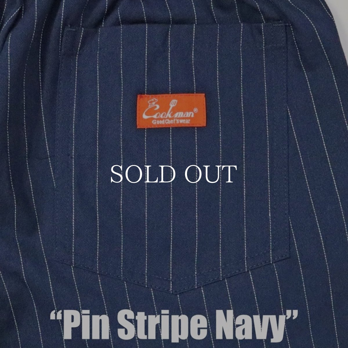 画像10: COOKMAN  Chef Pants Pin Stripe Navy (10)