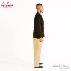 画像10: COOKMAN  カーディガン Knitted Cardigan Letterman Black (10)