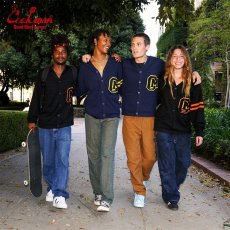 画像8: COOKMAN  カーディガン Knitted Cardigan Letterman Navy (8)