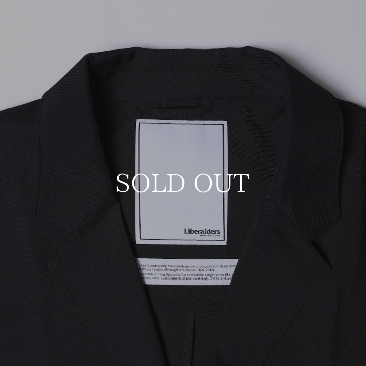 画像4: Liberaiders  RELAX FIT SINGLE JACKET (4)