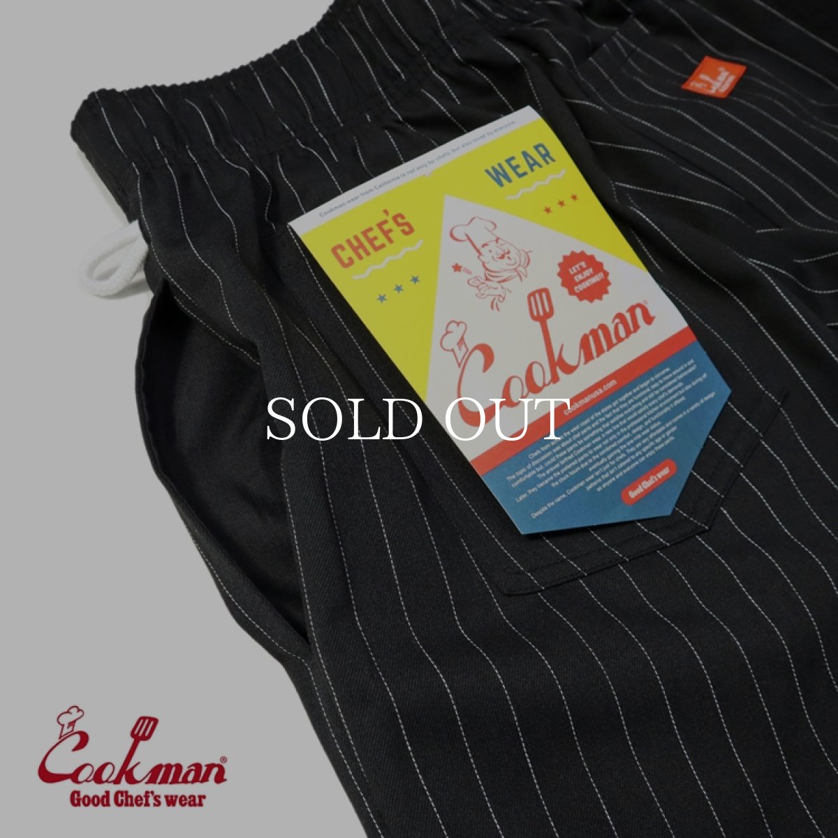画像9: COOKMAN  Chef Pants Pin Stripe Black (9)