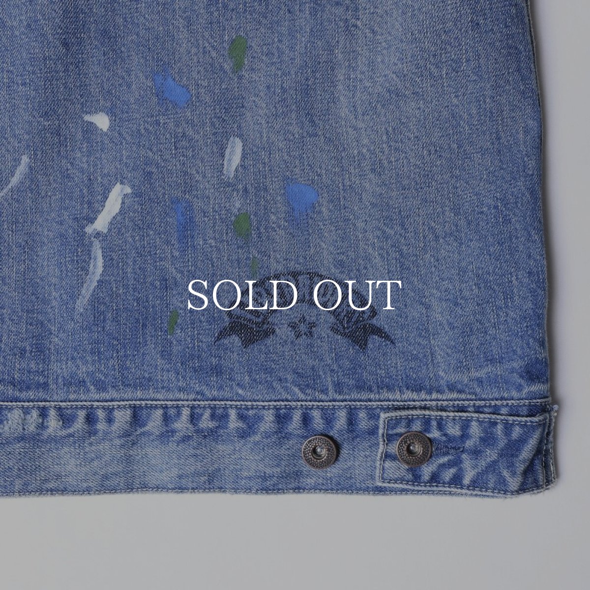 画像10: Liberaiders  FLAG DENIM JACKET (10)