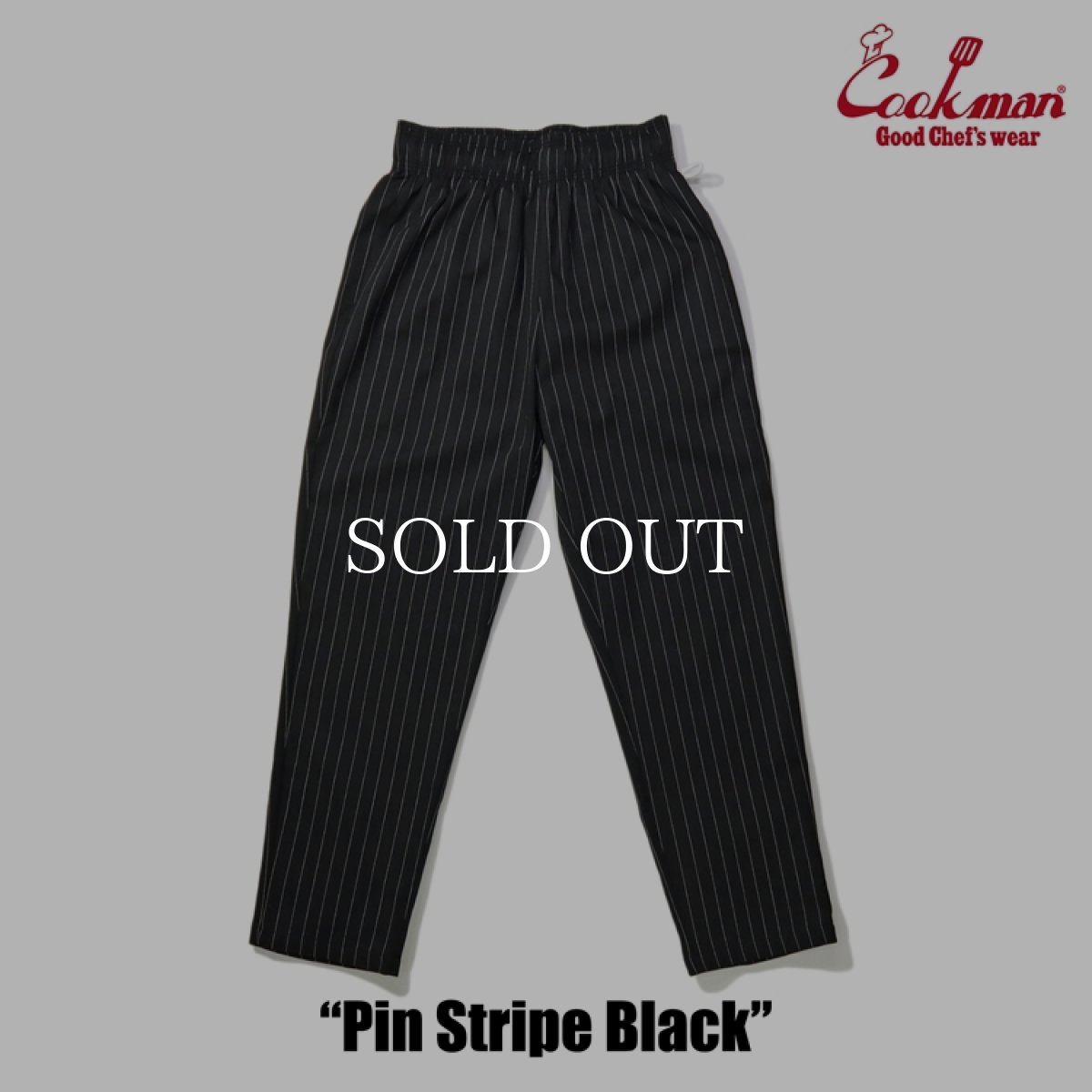 画像3: COOKMAN  Chef Pants Pin Stripe Black (3)