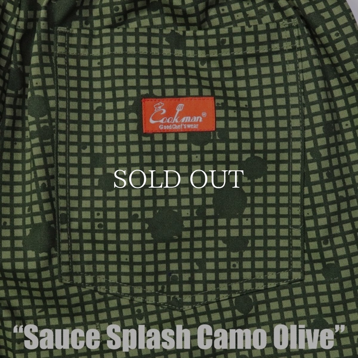画像10: COOKMAN  Chef Pants Sauce Splash Camo Olive (10)