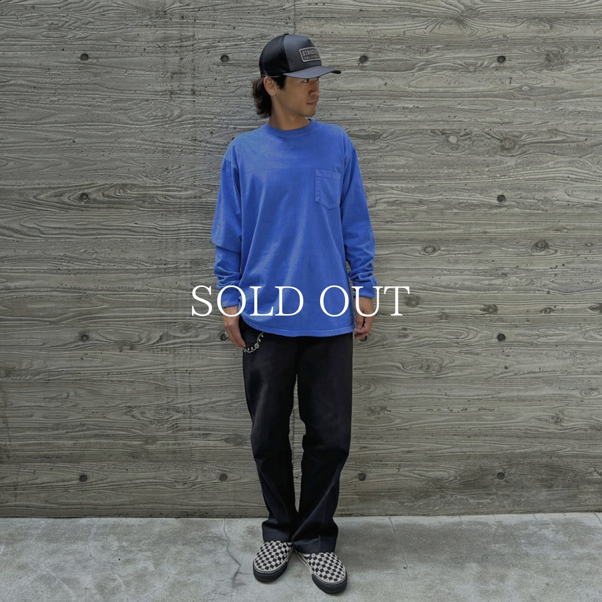 画像8: STANDARD CALIFORNIA  SD Heavyweight Pocket Long Sleeve T Vintage Wash (8)
