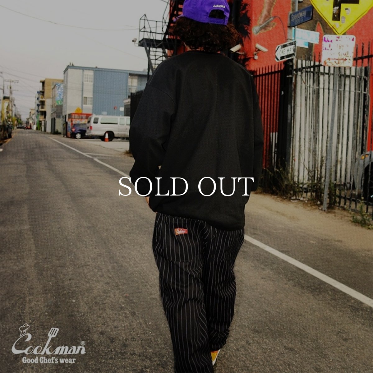 画像15: COOKMAN  Chef Pants Pin Stripe Black (15)