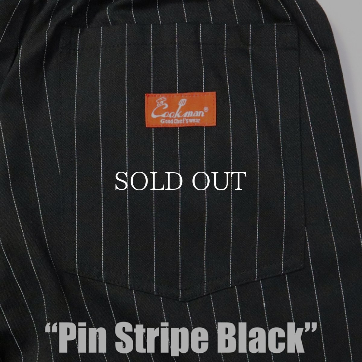 画像10: COOKMAN  Chef Pants Pin Stripe Black (10)