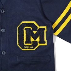 画像5: COOKMAN  カーディガン Knitted Cardigan Letterman Navy (5)