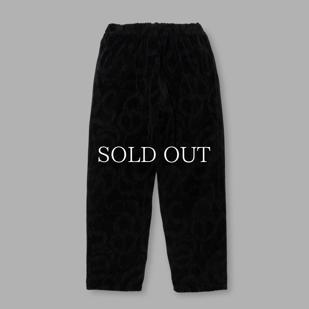 画像2: CALEE  JQ VELOUR TRACK TYPE PANTS <SNAKE PATTERN> (2)